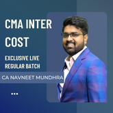CMA Inter Cost Accounting | Regular Batch by CA Navneet Mundhra | For June 26 Exams